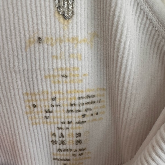 Free People FP Movement Happiness Runs Onesie White Ribbed M/L - Picture 5 of 5